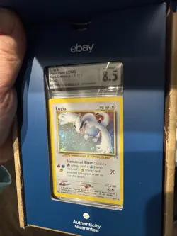 2000 Pokemon Lugia - Neo Genesis Unlimited - 9/111 Holo Card - CGC 8.5 - Image 2