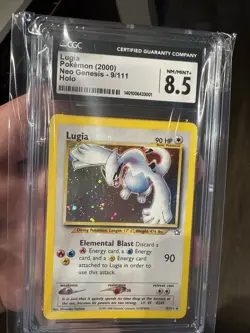 2000 Pokemon Lugia - Neo Genesis Unlimited - 9/111 Holo Card - CGC 8.5 - Image 6