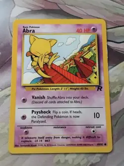 Pokémon TCG Abra Team Rocket 49/82 Regular MP. - Image 6