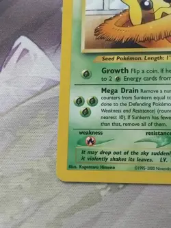 Pokémon TCG Sunkern Neo Genesis 78/111 Regular MP. - Image 4