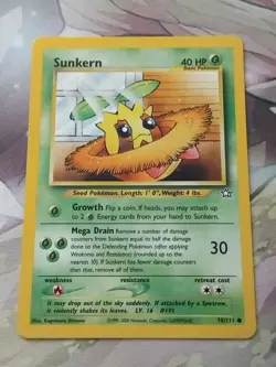 Pokémon TCG Sunkern Neo Genesis 78/111 Regular MP. - Image 6