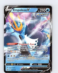 Pokemon TCG Empoleon V SWSH Battle Styles 040/163 Ultra Holo Rare Card NM - Image 3
