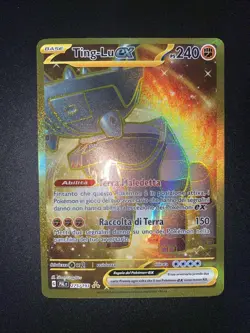 Pokemon Ting-Lu Ex 275/193 Hyper Rare Gold Ita Evolutions In Paldea PAL It - Image 2