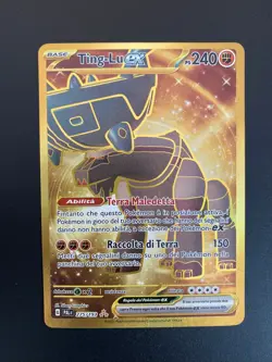 Pokemon Ting-Lu Ex 275/193 Hyper Rare Gold Ita Evolutions In Paldea PAL It - Image 5