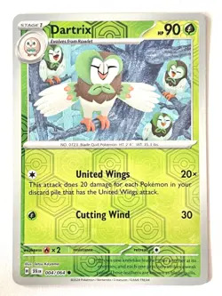 Dartrix 004/064 Reverse Holo Common Shrouded Fable - Pokemon TCG - Near Mint NM - Image 1