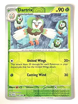 Dartrix 004/064 Reverse Holo Common Shrouded Fable - Pokemon TCG - Near Mint NM - Image 3