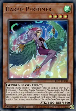 Harpie Perfumer - Ultra Rare 1st Edition BLC1-EN041 - NM - YuGiOh - Image 3