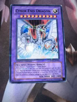 YUGIOH 2006 CYBER END DRAGON MF02 EN002 Parallel Rare MATTEL PROMO MP - Image 3