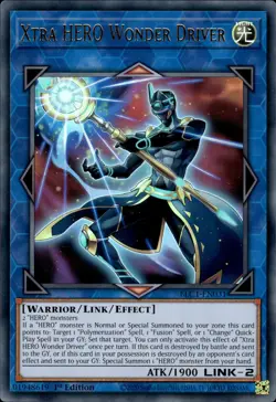 Xtra HERO Wonder Driver - Ultra Rare 1st Edition BLC1-EN031 - NM - YuGiOh - Image 3