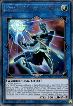 Xtra HERO Wonder Driver - Silver Ultra Rare 1st Ed. BLC1-EN031 - NM - YuGiOh - Image 3