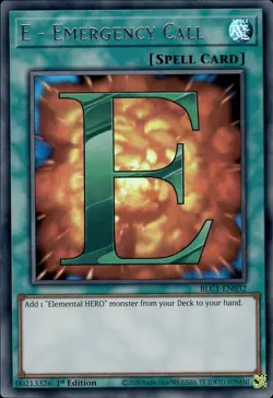 E - Emergency Call - Silver Ultra Rare 1st Edition BLC1-EN032 - NM - YuGiOh - Image 3