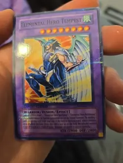 Yugioh! Elemental Hero Tempest - MF02-EN001 - Parallel Rare - Limited Edition LP - Image 2