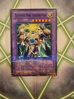 Elemental Hero Thunder Giant MF01-EN001 Parallel Rare Limited Edition NM - Image 1