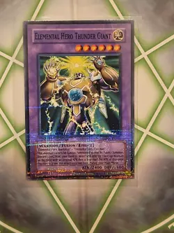 Elemental Hero Thunder Giant MF01-EN001 Parallel Rare Limited Edition NM - Image 3