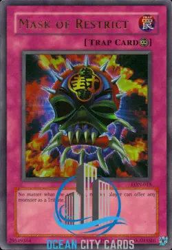 Yugioh Mask of Restrict LON-018 Ultra Rare - Image 1