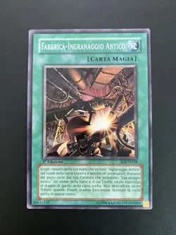Yu-Gi-Oh! Card Common 1ed Ita Near Mint Soi-it039 Antique Gear Factory - Image 1