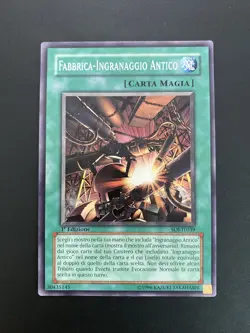 Yu-Gi-Oh! Card Common 1ed Ita Near Mint Soi-it039 Antique Gear Factory - Image 3