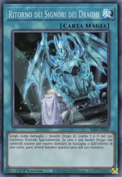 yu gi oh ita 1st super rare ra03-it060 Return of the Dragon Lords - Image 1