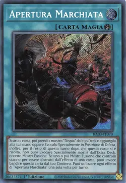 yu gi oh ita 1st rare secret ra03-it070 marked opening - Image 1