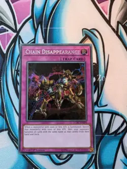 Chain Disappearance LCKC-EN094 Secret Rare Yugioh Card - Image 1