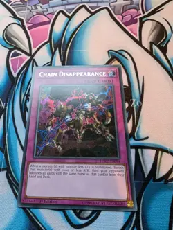 Chain Disappearance LCKC-EN094 Secret Rare Yugioh Card - Image 2