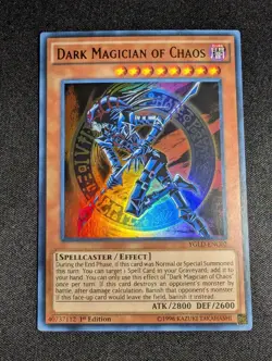 Yugioh - Dark Magician of Chaos YGLD-ENC02 1st Edition Ultra Rare NM - Image 1