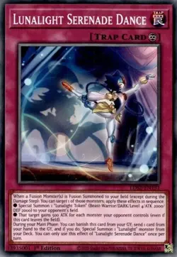 Yugioh! Lunalight Serenade Dance - LDS2-EN131 - Common - 1st Edition Near Mint, - Image 1