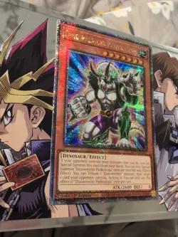 Yugioh Dinowrestler Pankratops Secret Rare 1st Ed 25th QC Tin MP24-EN047 - Image 7