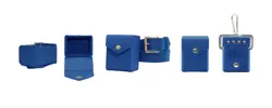 Obelisk Blue Faux Leather, Belt Loop, Yu-Gi-Oh!, Magic: The Gathering, Pokemon - Image 3