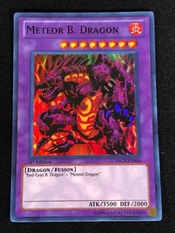Yugioh Meteor B. Dragon PRC1-EN004 1ST Super (LP) - Image 2