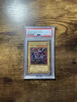 Yu Gi Oh Yugioh Serpent Night Dragon PSA 6 Magic Ruler - Image 1