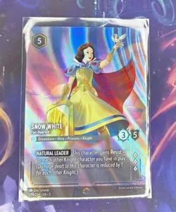 Disney Lorcana Snow White Fair-Hearted Enchanted Shimmering Skies Card #220/204 - Image 1