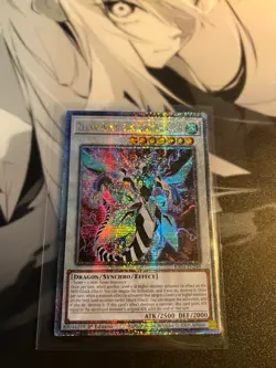 YUGIOH CLEAR WING SYNCHRO DRAGON QUARTER CENTURY SECRET RARE NM RA04-EN249 - Image 4