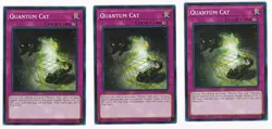 Quantum Cat SDCL-EN037 X 3 Common YUGIOH CARD 1st Edition - Image 3