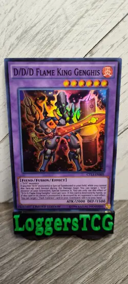 Yu-Gi-Oh! D/D/D Flame King Genghis / CT13 EN005 LIMITED LP - Image 2
