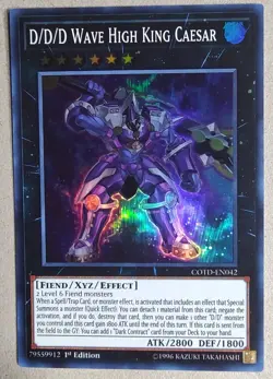 D/D/D Wave High King Caesar - SR - Yu-Gi-Oh! - COTD-EN042- 1st Ed. - LP+ - Image 1