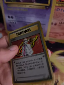 Pokemon Card Card Blaine Pyro Gym Challenge 1998 Holo WOTC Japanese Exc-NM - Image 9