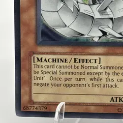 CYBER BARRIER DRAGON Super Rare 1996 SOI-EN006 Yugioh Card LP Yugi Kaiba Joey - Image 14