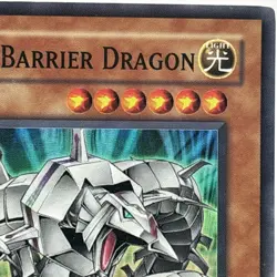 CYBER BARRIER DRAGON Super Rare 1996 SOI-EN006 Yugioh Card LP Yugi Kaiba Joey - Image 3