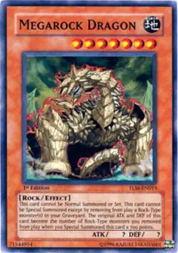 Yugioh! Megarock Dragon - TLM-EN015 - Super Rare - Unlimited Edition Near Mint, - Image 1