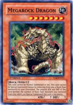 Yugioh! Megarock Dragon - TLM-EN015 - Super Rare - Unlimited Edition Near Mint, - Image 2