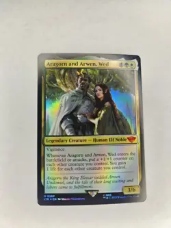 MTG Aragorn and Arwen, Wed The Lord of the Rings: Tales of Middle-earth 287 Foil - Image 1