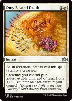 X 1 Duty Beyond Death NM Tarkir Dragonstorm 010 MTG Magic The Gathering - Image 1