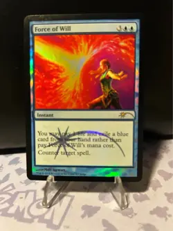 Force of Will Judge Promos Foil Light Play, MTG - Image 1