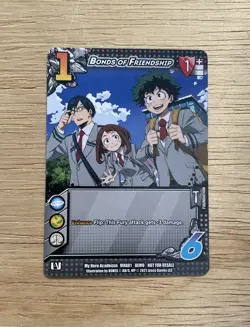 UNIVERSUS 2021 My Hero Academia Bonds of Friendship Jasco Games LLC Card Game - Image 1
