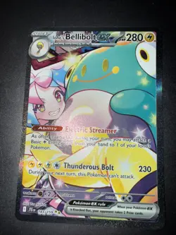 Iono's Bellibolt EX Sir 183/159 SV09 Holo PokÃ©mon TCG Card Journey Together - Image 1