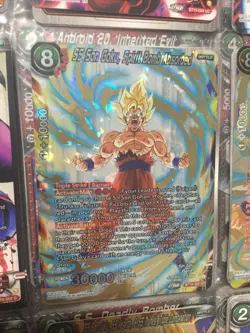 SS SON GOKU SPIRIT BOMB ABSORBED BT19-008 SR Fighters Ambition NM Card DBS CCG - Image 1