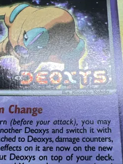 Deoxys 18/107 EX Deoxys Defense Forme, Rev. Holo Pokemon Card 2005. NM- - Image 11