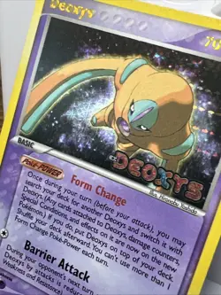 Deoxys 18/107 EX Deoxys Defense Forme, Rev. Holo Pokemon Card 2005. NM- - Image 3