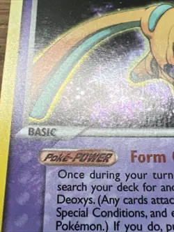 Deoxys 18/107 EX Deoxys Defense Forme, Rev. Holo Pokemon Card 2005. NM- - Image 9